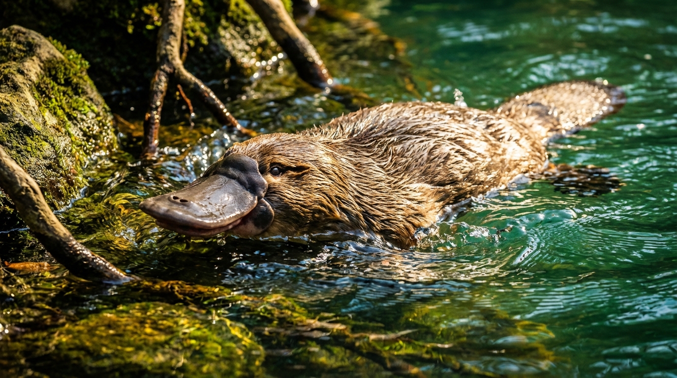 explorez les caractéristiques uniques et fascinantes de l’ornithorynque, un animal étonnant mêlant traits de mammifère et de reptile.