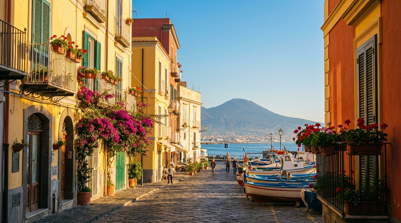 découvrez l'ambiance unique d'un matin à naples, où douceur et charme méditerranéen se mêlent pour une expérience inoubliable.