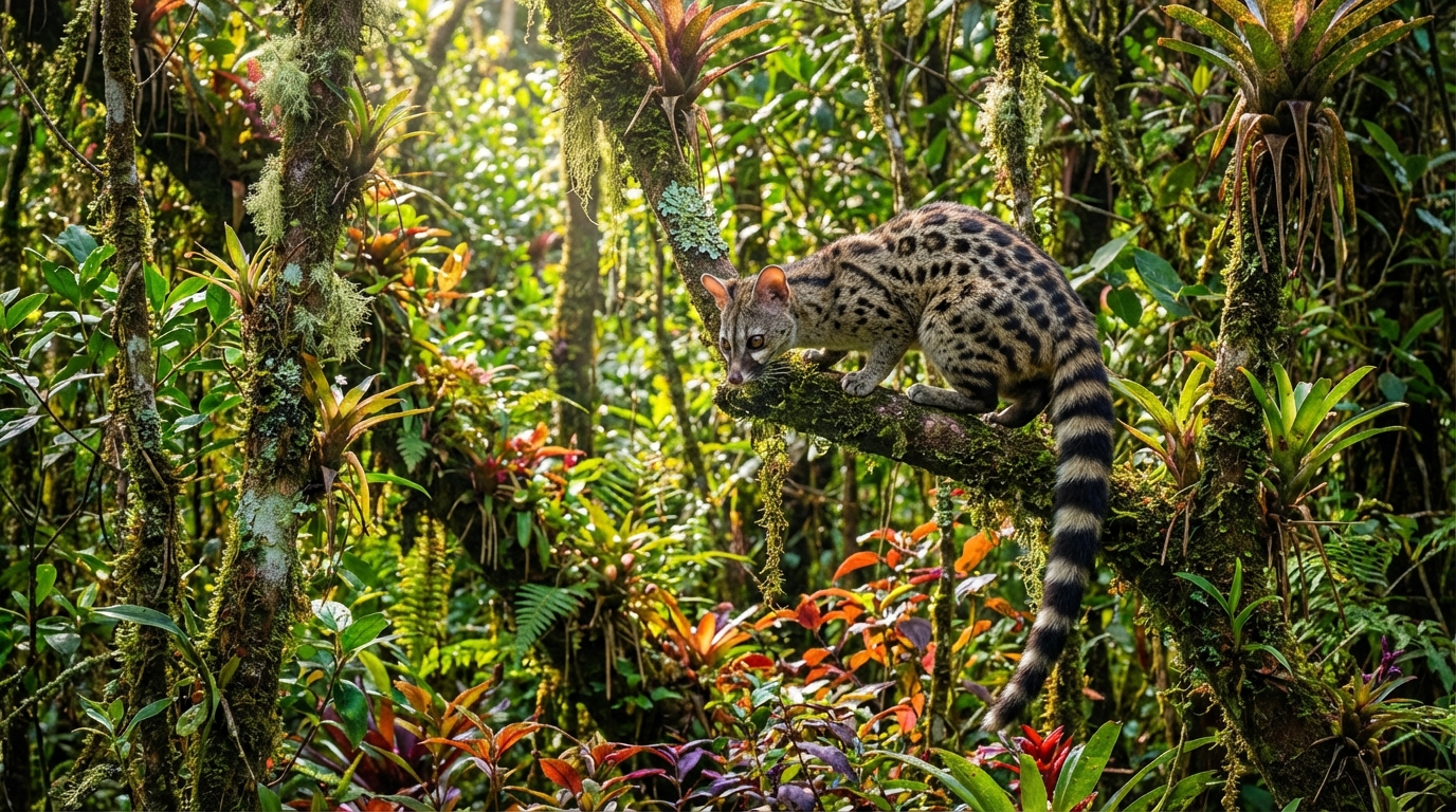 découvrez tout sur la genette : son mode de vie, son habitat naturel et ses comportements étonnants.