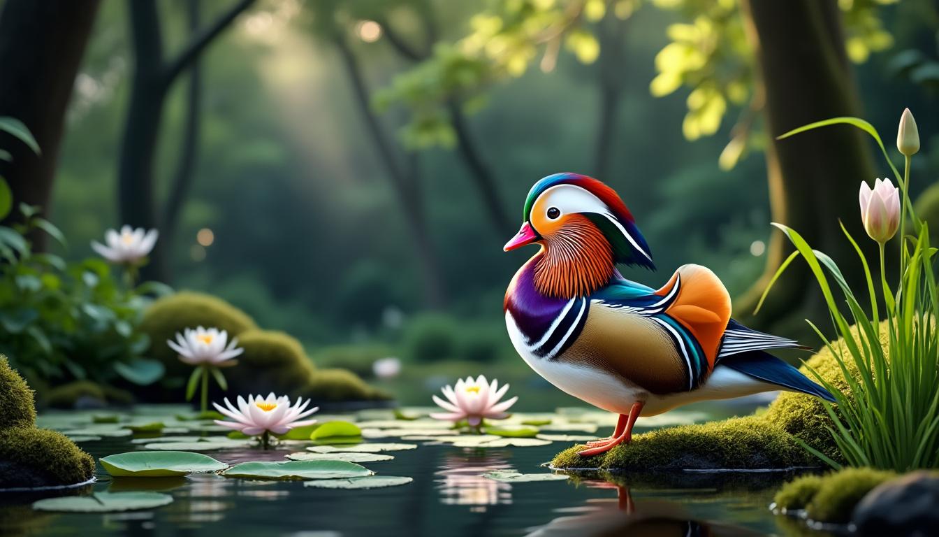découvrez tout sur le canard mandarin : son habitat naturel, son comportement unique et ses habitudes de reproduction.