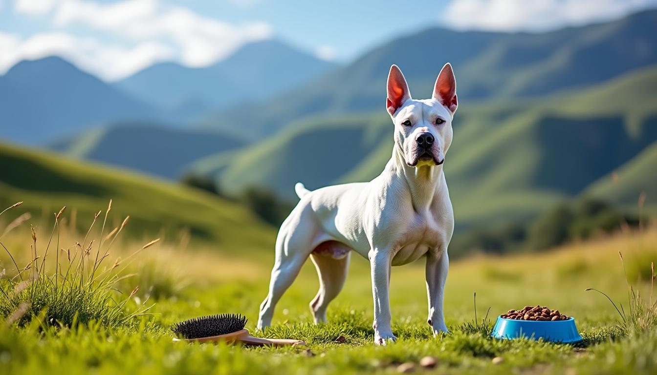découvrez tout sur le dog argentin : son origine, son caractère unique et les soins essentiels pour bien s'en occuper.