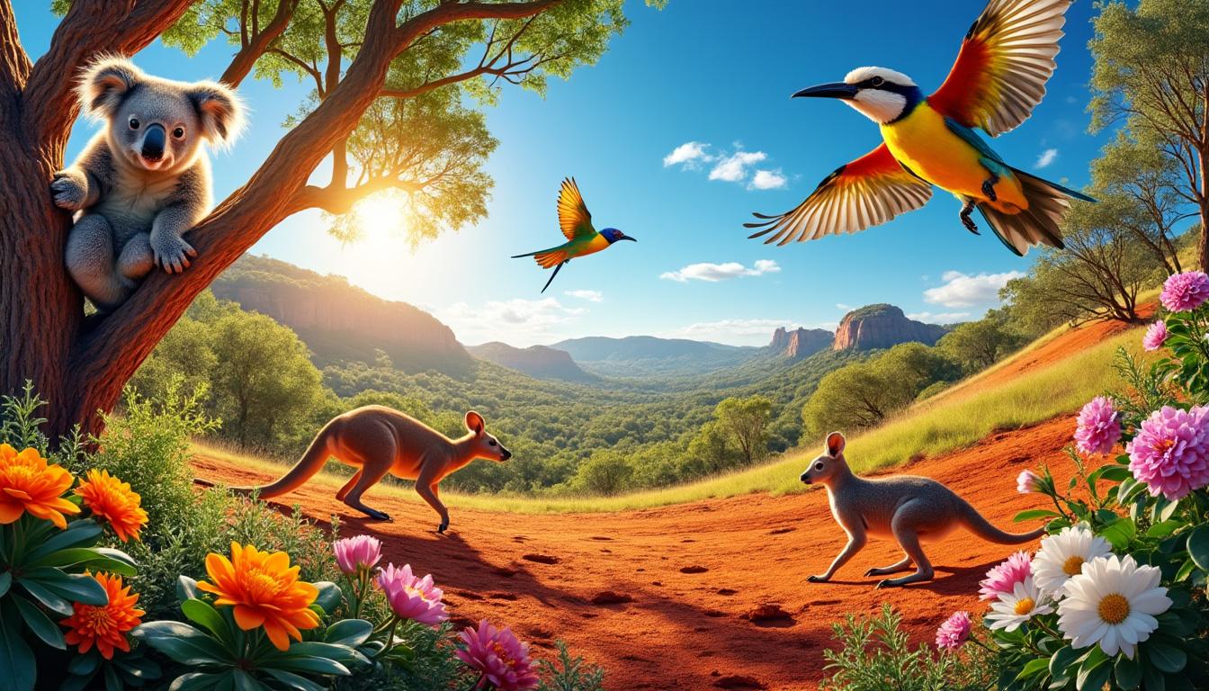 explorez la biodiversité exceptionnelle des animaux d'australie et découvrez des espèces uniques au monde dans leur habitat naturel.