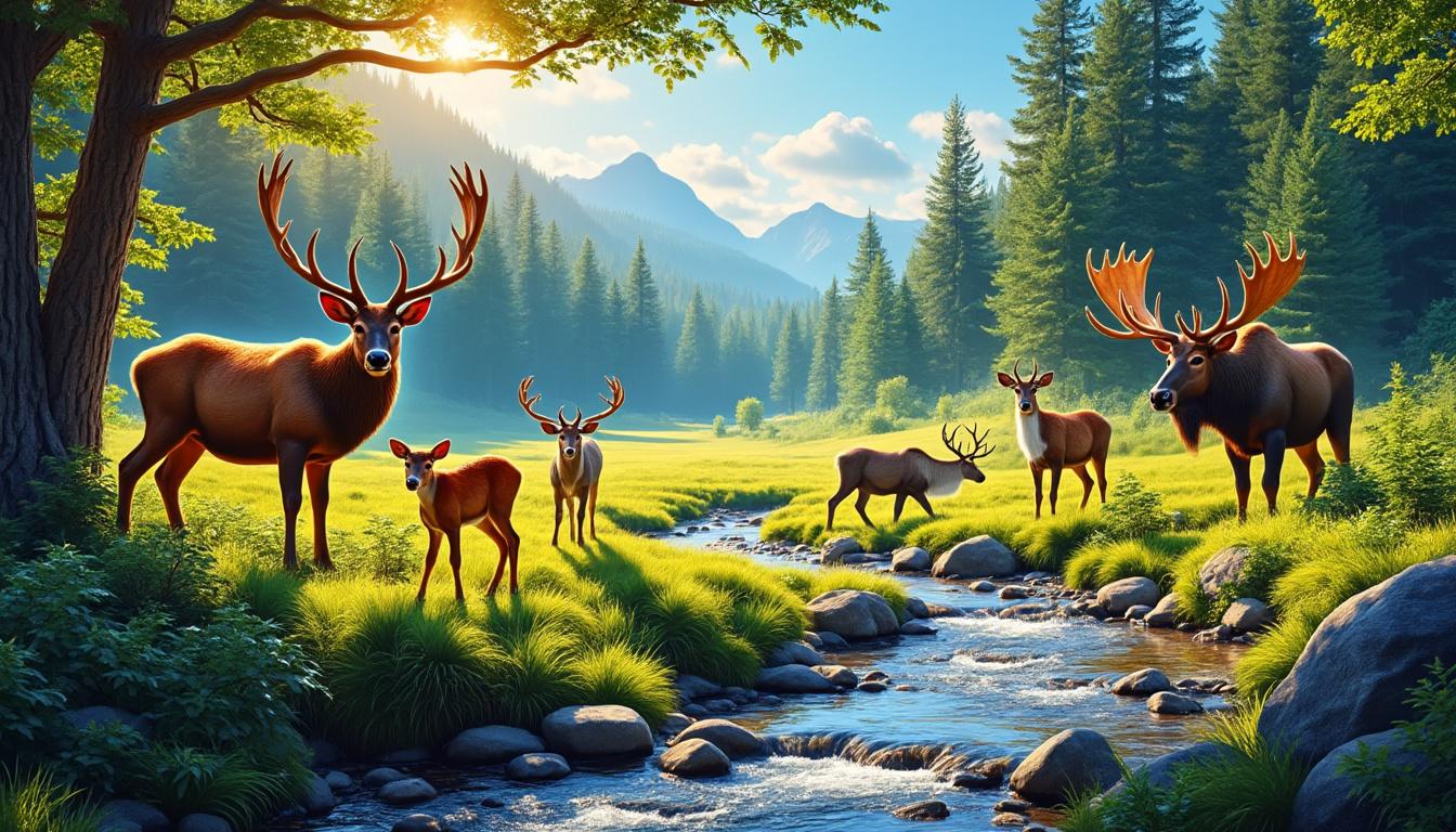 découvrez tout sur les cervidés : leur habitat naturel, leurs comportements caractéristiques et les différentes espèces présentes dans le monde.