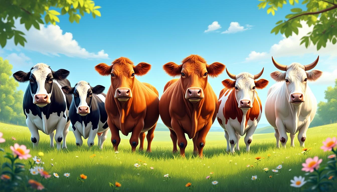 découvrez les principales races de vaches, leurs caractéristiques uniques, leurs origines, et leurs utilisations en agriculture pour mieux comprendre ces animaux essentiels.