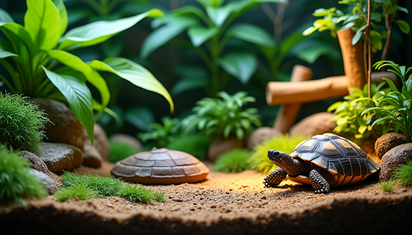 découvrez comment aménager un terrarium pour tortue parfaitement adapté à ses besoins, avec des conseils pratiques pour assurer son confort et sa santé.