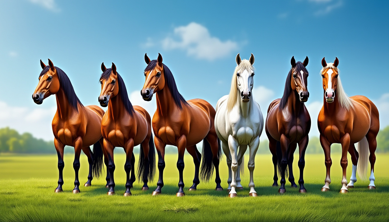 explorez les caractéristiques uniques des différentes races de chevaux et apprenez à les reconnaître facilement.