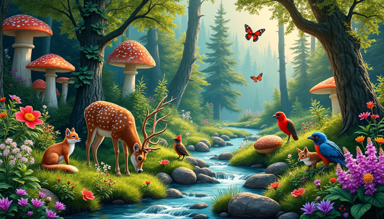 explorez la diversité des animaux de la forêt et comprenez leur rôle crucial dans le maintien de l'équilibre de l'écosystème forestier.