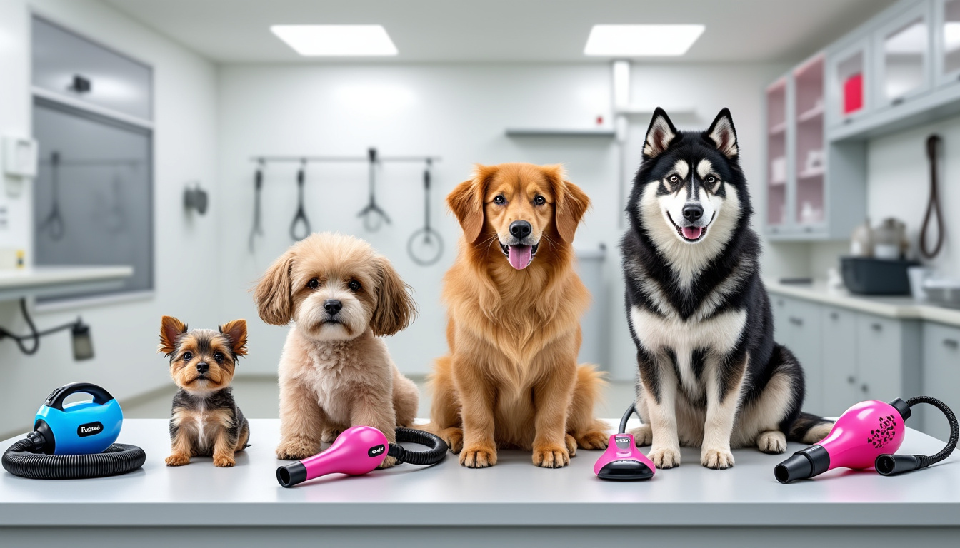 découvrez notre guide complet pour choisir le pulseur idéal pour votre chien, adapté à sa taille et à son type de pelage, pour un toilettage efficace et confortable.