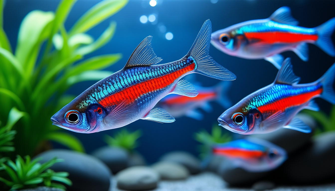 découvrez tout sur le néon, ce poisson captivant. guide complet pour passionnés : soins, habitat, alimentation et conseils d'élevage pour réussir avec votre poisson néon.