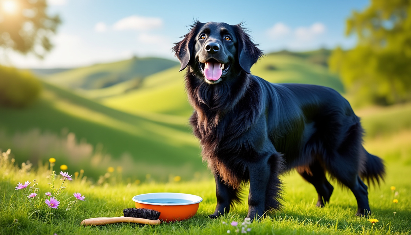 découvrez tout sur le flat-coated retriever : son origine, son caractère unique et les soins essentiels pour son bien-être.